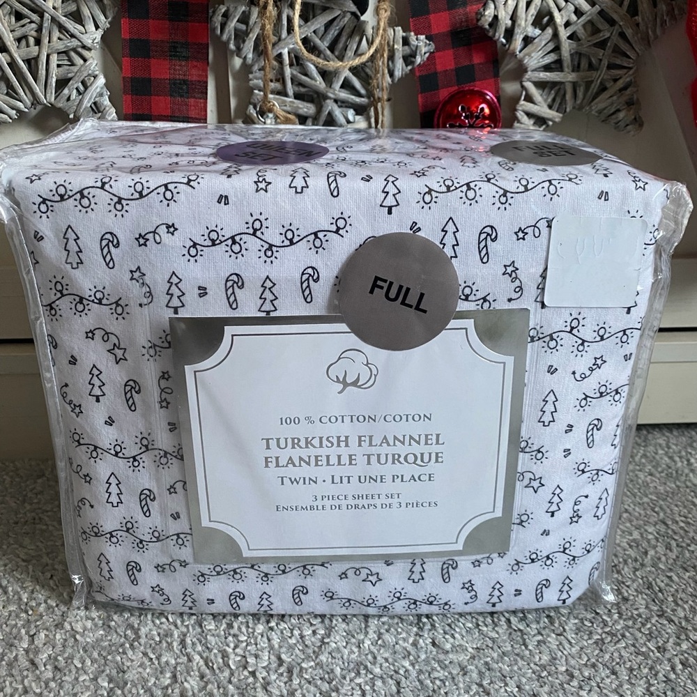 Turkish Flannel queen Sheet Set